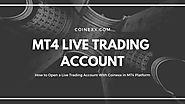 How to Open a Live Trading Account With Coinexx in MT4 Platform