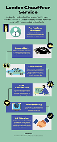 Professional London Chauffeur Service - Infographic – Infographic by HCD Chauffeur Drive