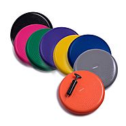 Bintiva Inflated Stability Wobble Cushion with Fitness Core Balance Disc | Weight Loss Fitness Health