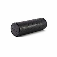High-Density Round Foam Roller, Black and Speckled Colors
