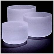 Quartz Crystal "Singing" Bowls™ Frosted Chakra Sets - Crystal Distributing Company, INC.