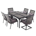 Patio Furniture Sets. This Durable Faux Wooden Patio Furniture Sets The Bar On Comfort. This Patio Furniture Dining S...
