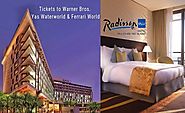 Radisson Blu Hotel Abu Dhabi Yas Island + Ferrari World, Yas water World & Warner Bros Tickets, from AED 930 at GREAT...