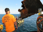 Commercial Divers Help Remove Shipwrecks from Protected Coral Reef