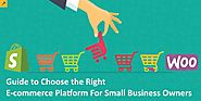 Guide to Choose the Right E-commerce Platform For Small Business Owners