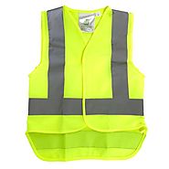 Yellow Velcro Child Safety Vests