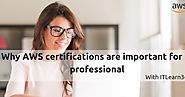Why AWS certifications are important for IT professional?