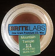 CBD Mountain Temple Wax 1 to 1 CBD - 1 Gram