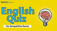 Online Free English Quiz For SBI PO Exam 2019 - Part : 31