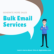 Generate More Sale with Bulk Email Services