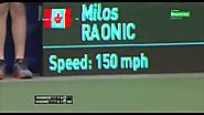 Milos Raonic 155 MPH