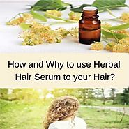 Use Natural or Herbal Hair Serum to get Shiny Hair Naturally