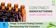 How to Choose Best contract manufacturing Hair Cosmetics?