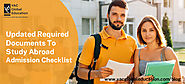 Website at https://www.vacglobaleducation.com/blog/updated-required-documents-to-study-abroad-admission-checklist