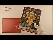 Ganesh Ji Theme Hindu Wedding Card