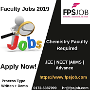 IIT JEE Chemistry Faculty Jobs - FPSJOB.com