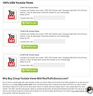 Buy Youtube Views From Real Traffic Source