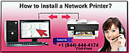 How to install a network printer