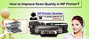 How do I Improve Scan Quality in HP Printer?