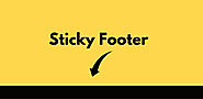 Easy Ways to Create Sticky Footer using HTML & CSS 3 - positronX.IO
