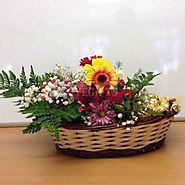 Flower and Ferrero Basket