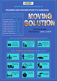 Things to avoid for hiring the best Packers and Movers Pune to Gurgaon – Moving Solutions
