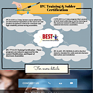Know The Different Types of IPC Certification Courses at BEST Inc. | Visual.ly