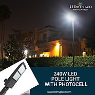 Buy 240W LED Pole Light With Photocell