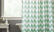 How do you decorate a bathroom with a shower curtain?