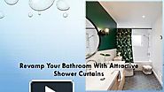 How to secure the shower curtain to the wall?