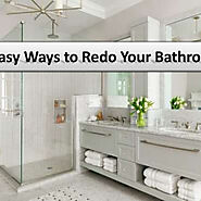 Amazing Ways to Redo your bathroom without remodeling