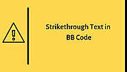 Strikethrough Text
