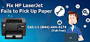 Fix HP LaserJet fails to pick Up Paper
