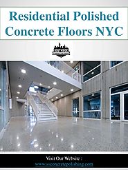 Residential polished concrete floors nyc