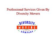 Professional Services Given By Diversity Movers