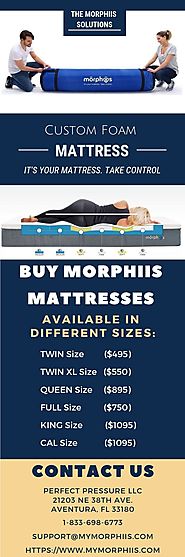 The Morphiis Custom Foam Mattress