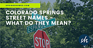 Colorado Springs Street Names, What do they mean?