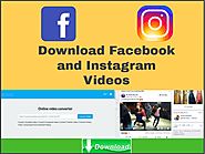 Download Facebook and Instagram videos