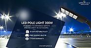 Best Quality 300W LED Pole Lights for Outdoor Parking Lights