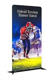 Hybrid Tension Banner Stand | Attract Customers To Your Trade Show Booth