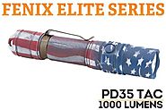 1. Fenix PD35 TAC Tactical Cerakote Flashlight - Patriot Finish