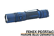 7. Fenix PD35 TAC Marine Blue Cerakote flashlight