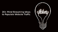 20+ Mind Streaming Ideas (tips) to Over Populate your Website Traffic