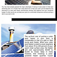 Solar Pool Heating Systems | Visual.ly