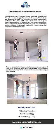 Best Sheetrock Installer in New Jersey | Piktochart Visual Editor