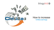 How to increase Chitika earnings