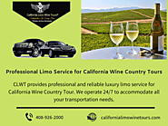 Professional Limo Service for California Wine Country Tours
