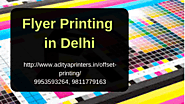 Best Flyer Printing in Delhi