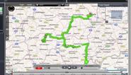 Cloud GPS tracking communicates data