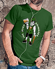 The Irish Drinkers - Boston Celtics Drunk Funny St. Patricks Day Shirt